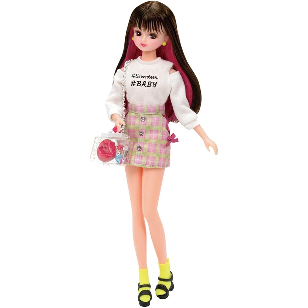 

Licca Doll Cosmetics Lover Fashion Doll with Accessories and Stylish Outfit