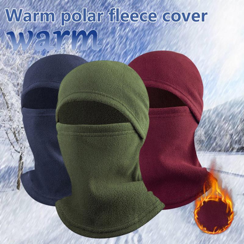 2025 Vinter Polar Korall Lue Fleece Balaklava Menn Ansiktsvarmer Luer Termisk Hodeplagg Taktisk Militær Sports Skjerf Luer