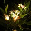 Solar-Powered Butterfly Fiber Optic Light - Waterproof Rechargeable Outdoor Garden Decor for Lawn, Yard, and Landscape