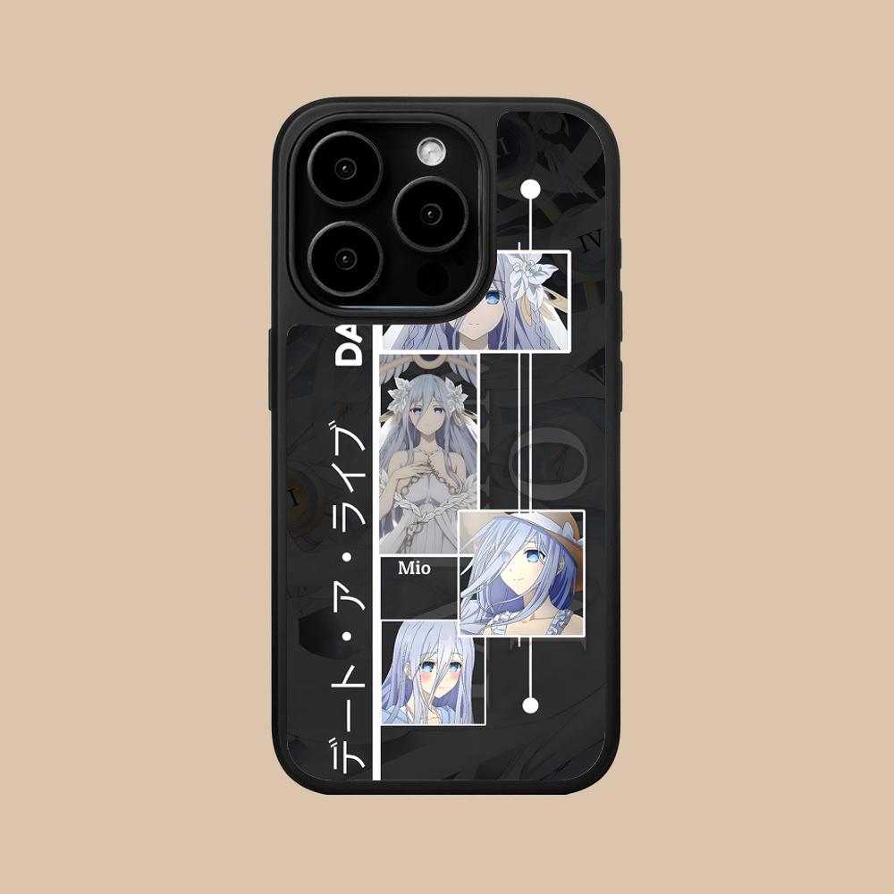 Date a Live Mio Takamiya Matte Surface Mobile Phone Case for iPhone 17 16 15 14 13 12 11 Air Pro Max Plus Colorful Cover