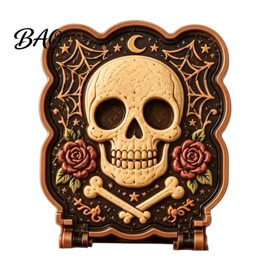 Halloween Cookie Cutters for Pastry Mini Pie Press Mold, Hand Cutter Holiday Baking, Molds Baking Party DIY Dessert Tool, Non-Stick Mold Kids Kitchen