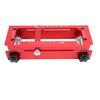 Door Hinge Jig Lock Installation Kit Hole Drilling Set Aluminum Alloy Router Template Mortising 2.5 5in Square 1 4in 5