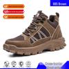 Men's Lightweight Steel Toe Anti-Smash Work Shoes - Comfortable, Breathable, Protective Footwear for Outdoors