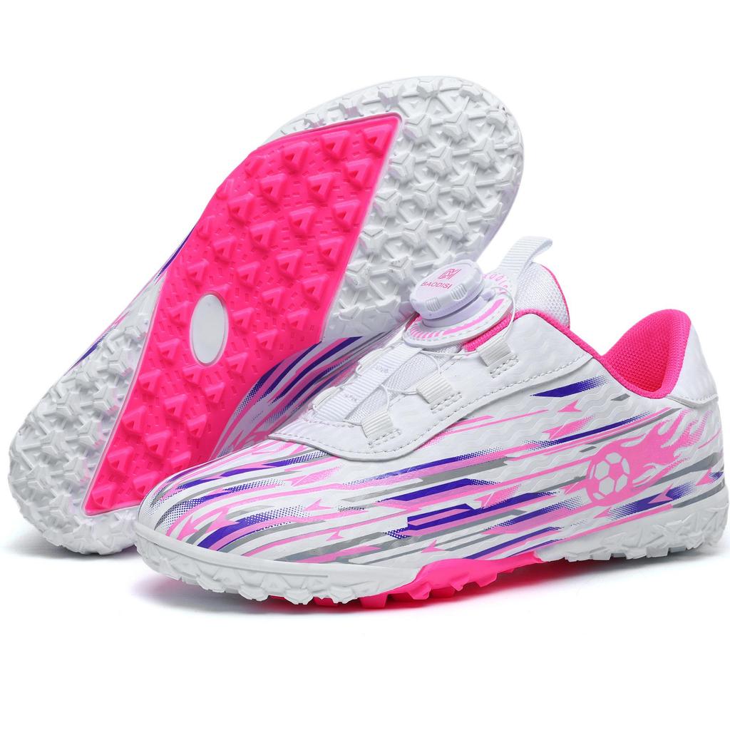 Cross-Border TF Studded Children's Football Shoes for Primary Students – AG Rotating Button for Training