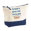 Makeup Bag - PLANETEE - Firefighter No Need for Hair - Large Size - Cotton - HD Printing (Made In France)
