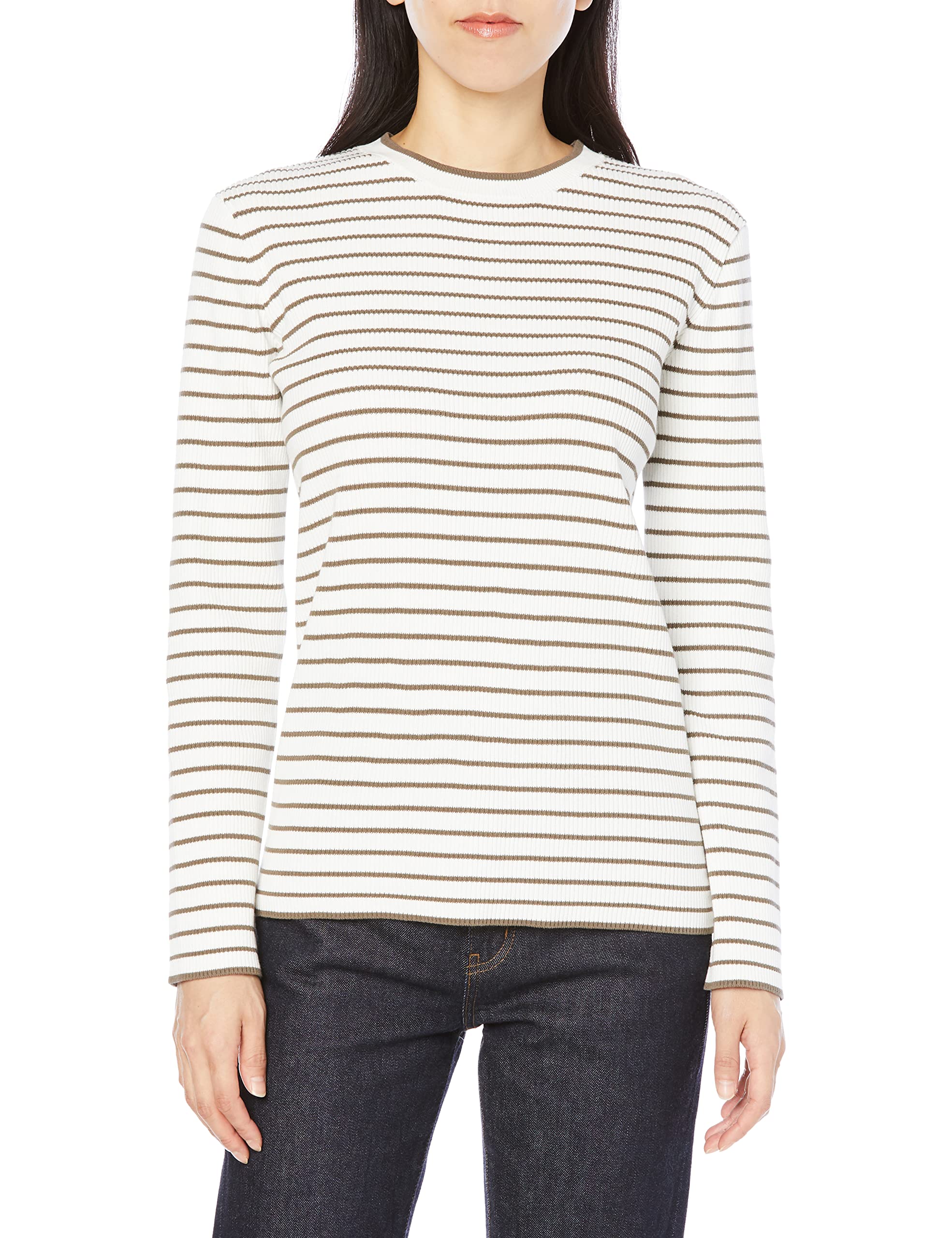 

Mila Owen Compact Striped Knit KKI 0 Women s Top, 09WNT231149,