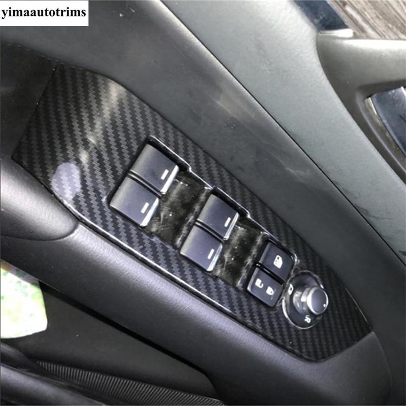 For Mazda CX-5 CX5 2017 - 2024 Car Inner Door Armrest Window Glass Lift Switch Button Panel Cover Trim ABS Interior Accessories