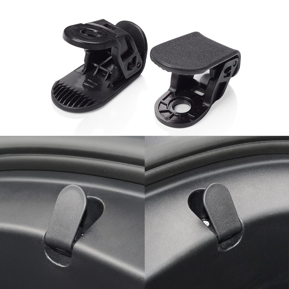 2Pcs Car Front Trunk Hook for Tesla Model 3 2017-2020 Eject Clip Installation Car Spare Box Hook ABS Auto Interior Accessories