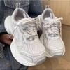 Fried Street Daddy Shoes Spring and Summer New Muffin Bottom Lace-up Casual Shoes