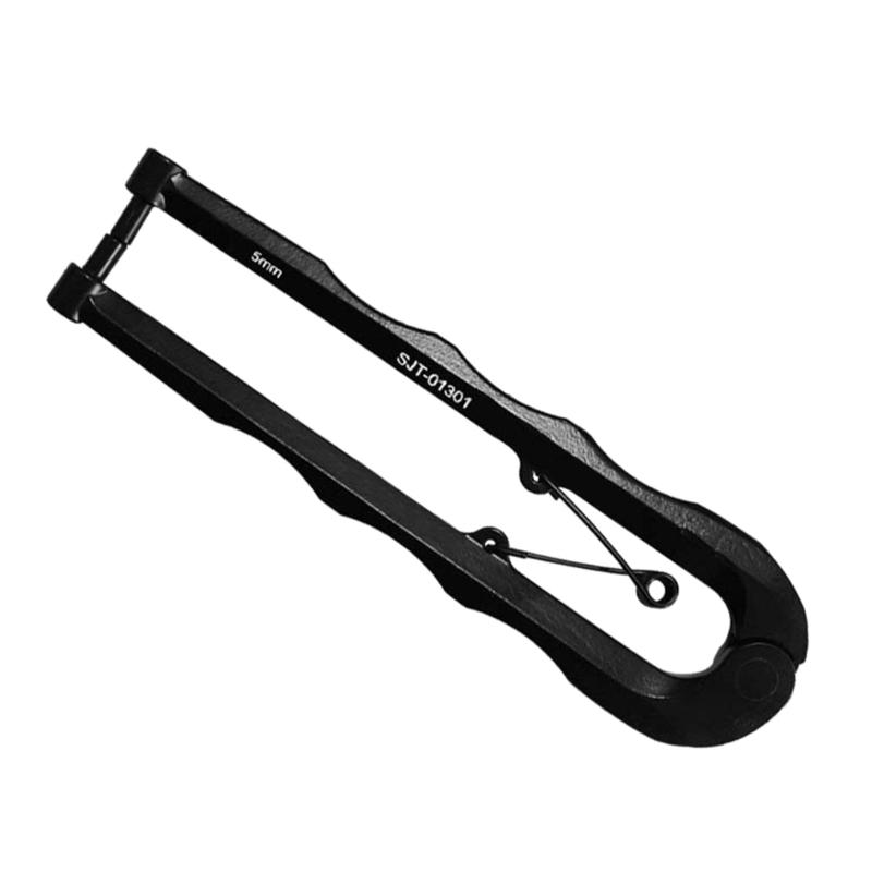 Adjustable Face Spanner Wrench Pin Pliers Suitable for Removing Round Nut Hand Tool Appliance Repair Black Finish Steel