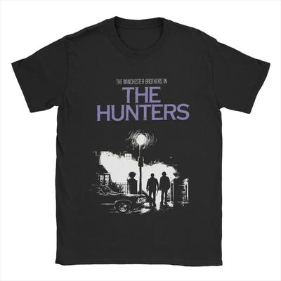 The Hunters Supernatural & The Exorcist Erkek Tişörtleri Günlük Tişörtler Kısa Kollu O Yaka Tişörtler Pamuk Orijinal Giysiler