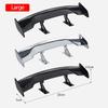 Car Universal Mini Spoiler Tail Wing Carbon Fiber Look Mini Modified Tail Wings Model Auto Styling Decoration Car Accessories