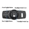 Car Interior Headlight Switch Rotation Button Headlamp Control Panel Cover For BMW 5 6 7 Series X3 X4 F10 F11 F07 F06 F01 F25
