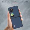For Huawei Pocket 2 Litchi Texture Case Genuine Cow Leather+PC Phone Cover