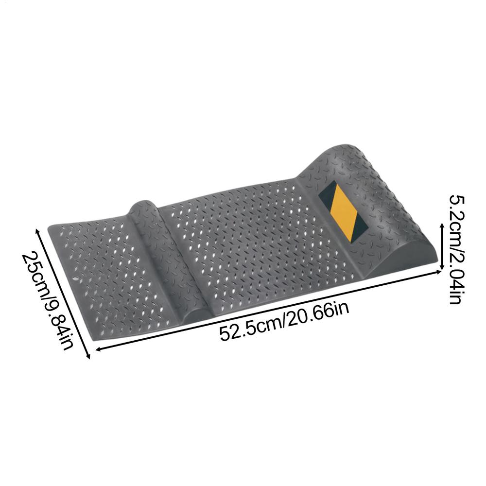 Non-Slip Parking Stopper Garage Mat Auto Wheel Chock Positioning Stopper Pads Garage Parking Aid Auto Tire Plug Parking Tool