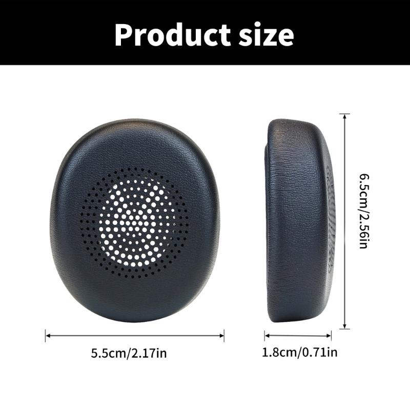 Professional Ear Pad with Soft Protein Leather for Evolve2 30  Headphone Pad Enhances Sound Isolation Replacement