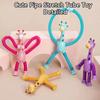 Telescopic Anti-stress Toy Funny Bright Color Entertainment Cute Pipe Stretch Tube
