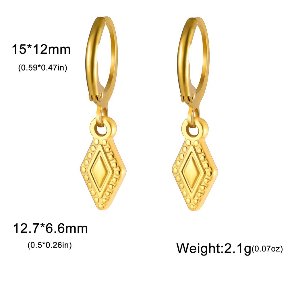Heart Shaped Starfish Sun Pendant Hoop Earrings For Women Fashion Jewelry Gift