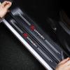 Carbon Fiber Car Threshold Strip Door Sill Film Anti Scratch Guards For Citroen C4 C3 C2 C1 DS3 Picasso Berlingo Xsara C5 Grand