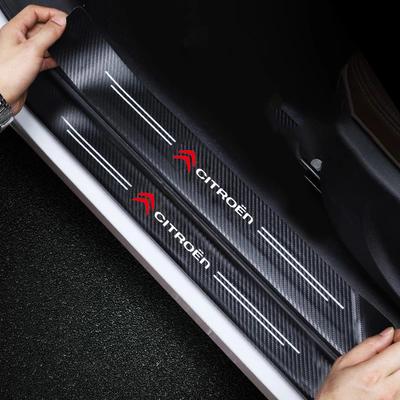 Pegatinas para Coche Protector de Umbral de Puerta Antiarañazos para 2CV VTS DS5 RD3 Cross Berlingo Xsara Grand Picasso Jumper Cactus Jumpy
