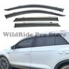 1 Set Compatible with Volkswagen T-Roc 2018-2024 Rain Visors Molded Thickened Window Rain Deflectors Rain Guards Modification Ac