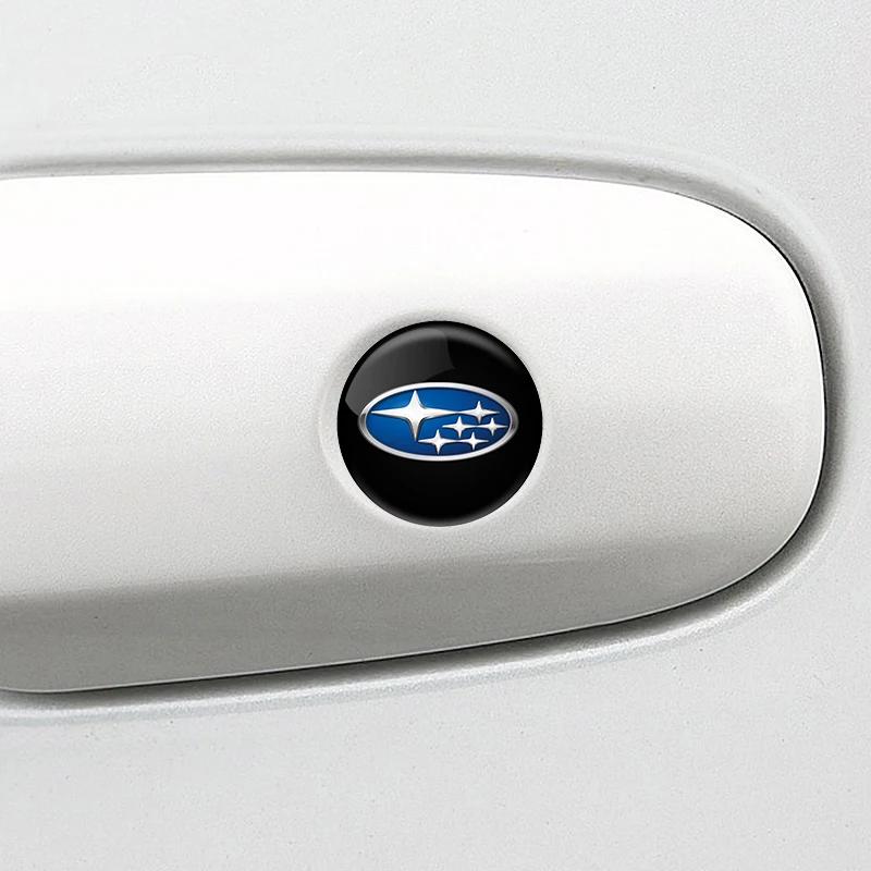 Car Door Lock Keyhole Anti-blocking Protection Stickers Interior Accessories For Subaru STI Impreza Forester XV BRZ WRX Legacy X7