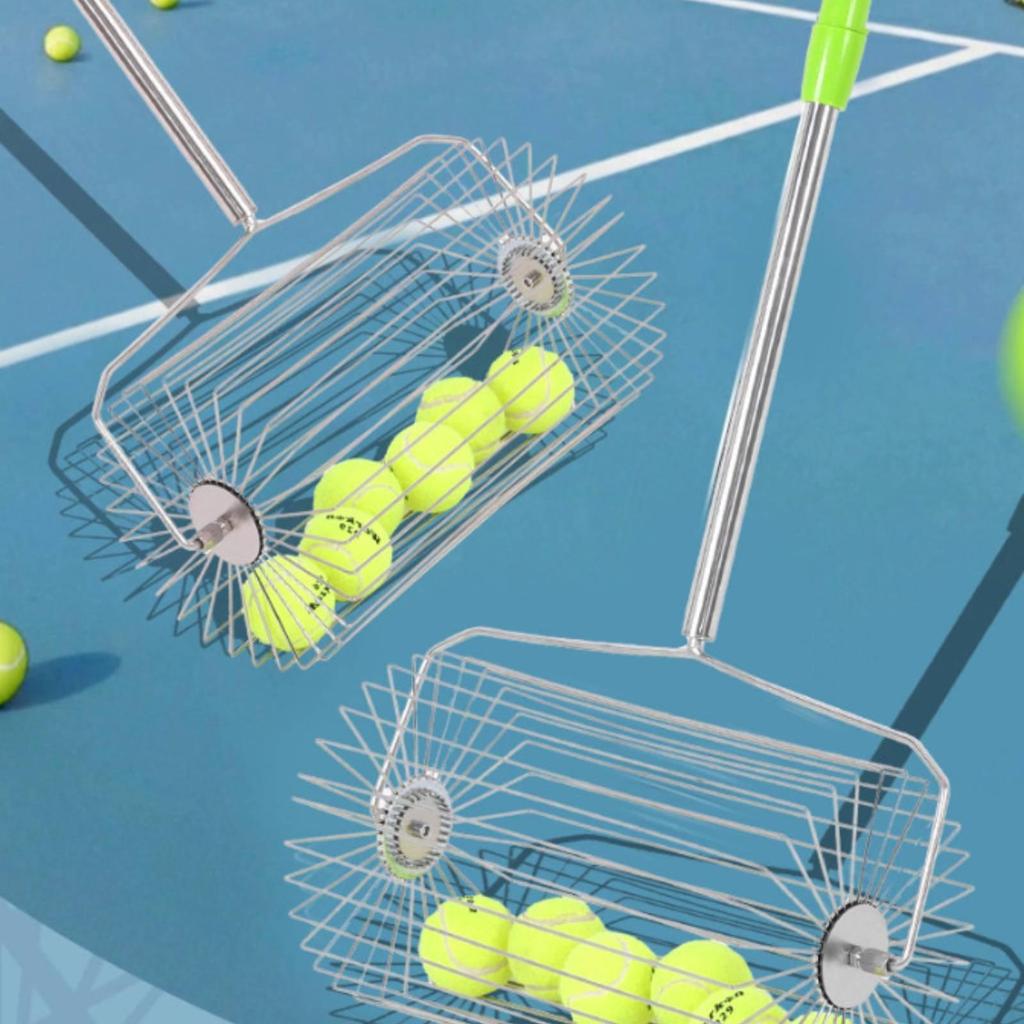 Tennis Ball Collector Portable Pick Up Tool Equipment for Practice