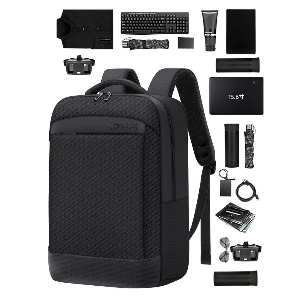 Oxford Cloth Business Laptop Backpack With Waterproof Design For Professionals And Travel
