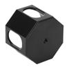 Billiard Chalk Holder Magnetic Aluminum Portable Octagonal Pool Cue Chalk Case with Keychain