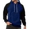 Men's Colorblock Sweatshirt Hoodie Men's Sports Large Size Casual Sweatshirt