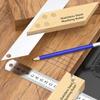 Professional Woodworking Measuring Tool Multifunction Graduated Scale Ruler Corrosion Resistant Design