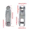 Boat Fasten Swivel Connector Two Section Replacement Accessories Stainless Steel Heavy Duty Boat Rotating Connector For
