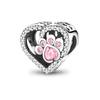 925 Sterling Silver Heart Paw Animal Clear Snowflake Sparkling Crown Pumpkin Charm Bead Fit Original Fashion Bracelet