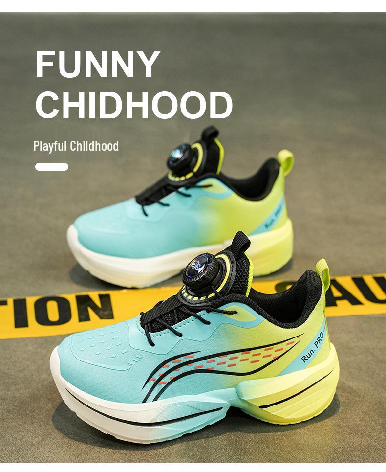 Autumn Boys' Non-Slip Soft Sole Running Shoes - Casual Fashion for Middle & Big Kids
