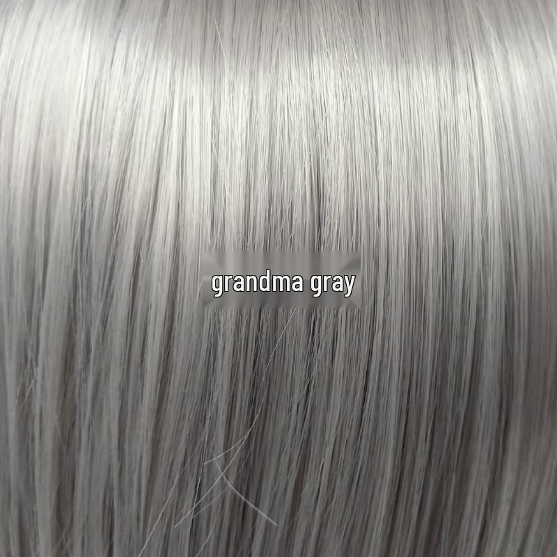 

Парик средней длины черный с челкой - Синтетическое волокно, Длинные прямые волосы для женщин