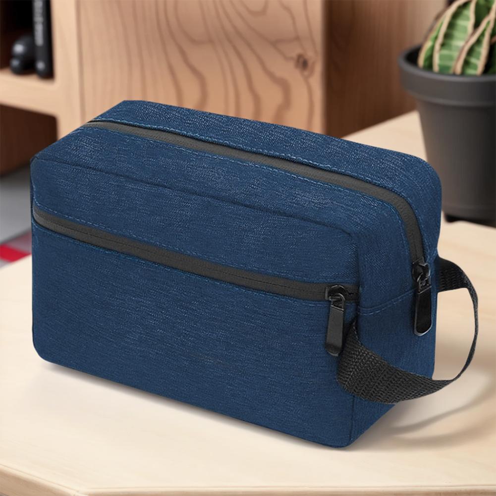 Waterproof Travel Wash Kit Cosmetics Bag Unisex Hanging Toiletry Pouch Handle Makeup Bag for Cosmetics Toiletries Brushes Tools