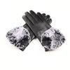 Hengyuanxiang Women's Sheepskin Warm Gloves