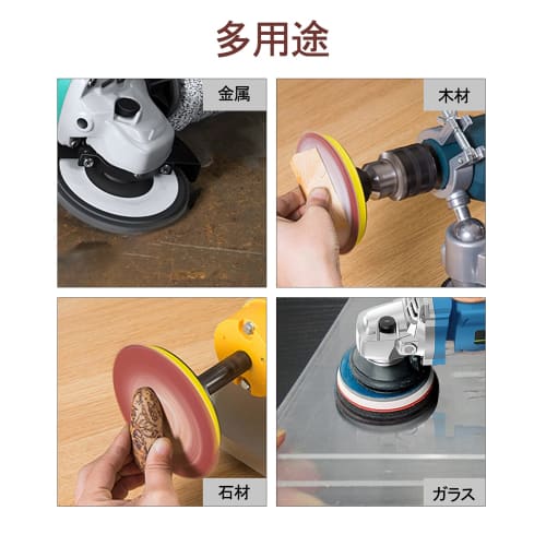 LEONTOOL #80 Sandpaper, 100 Sheets, 50mm X 50mm, Velcro, Round, Red, for Polishing, Woodworking, Surface Treatment, No Holes, Sanding Discs, Paint Rem