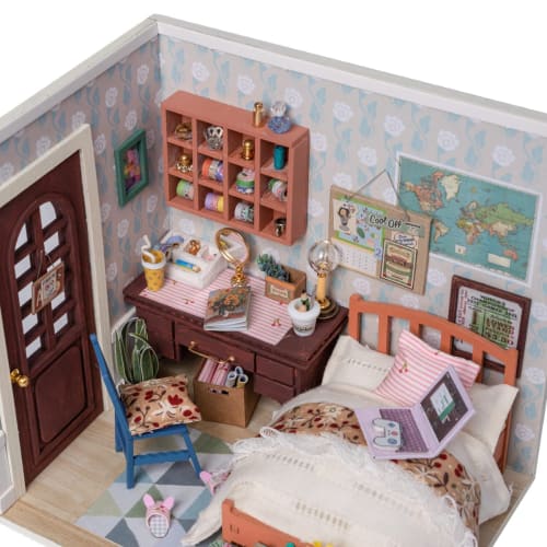 Tsukurundesu? DIY Miniature House Dollhouse DGM Series (My Room) with Japanese Instructions