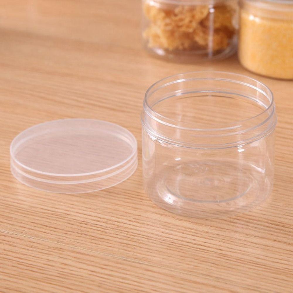 Plastic Food Spices Container Transparent Miscellaneous Grain Tank Candy Jewelry Jars  Cereal
