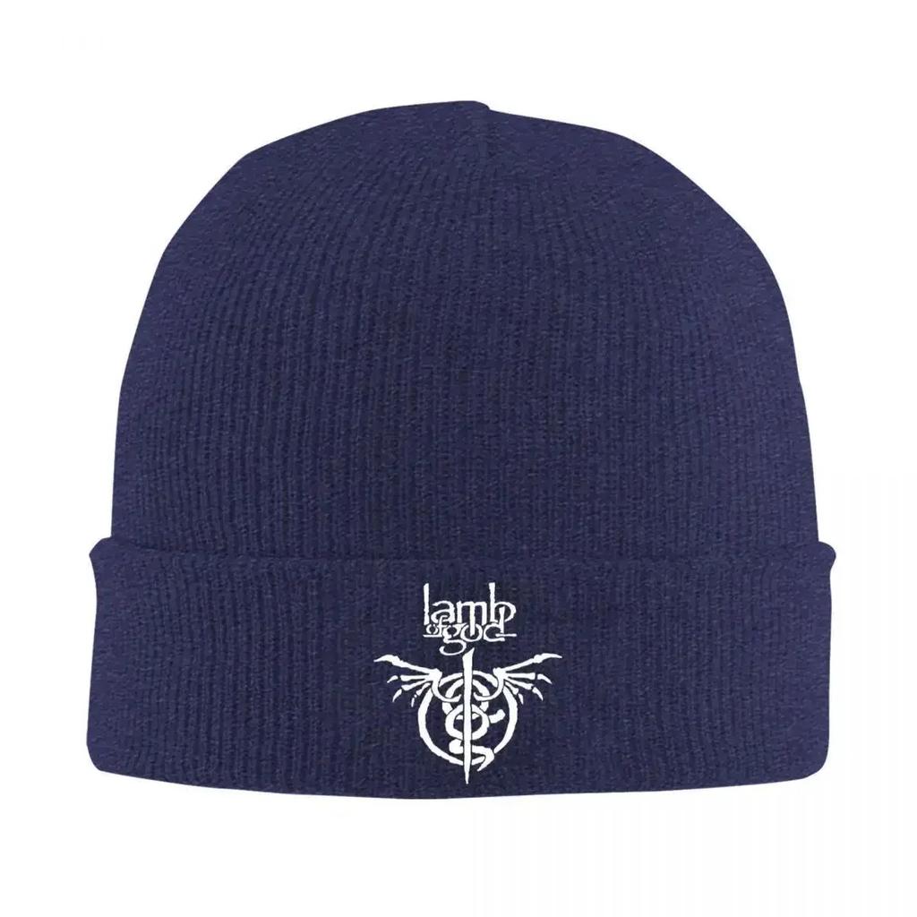 Lamb Of God Bonnet Hats rock Beanie Hats Design Knitted Hat Autumn Winter Funny Unisex Adult Kpop Head Wrap Cap