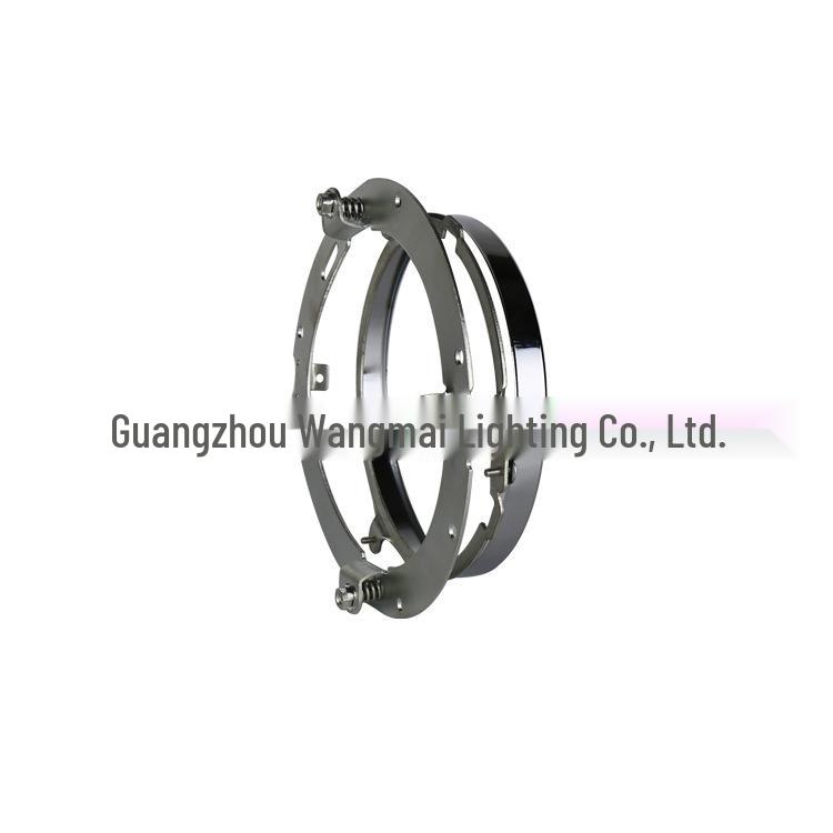 7" Round Headlight Bracket for Harley Motorcycles & Wranglers