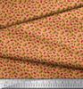 Soimoi Japan Crepe Satin Fabric Coke & Burger Food Printed Craft Fabric by the Metre 42 Inch