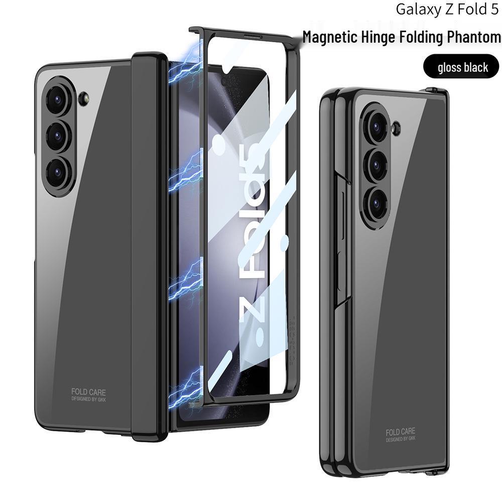 

Samsung Galaxy Fold5 Magnetic Hinge Phone Case - Transparent, Creative, Anti-Drop Design for 5G. SM-Fold5