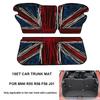 Car Rear Trunk Mat Cargo Liner For MINI Cooper R55 R56 F56 J01 For Clubman Electric Hardtop Hatchback Hatch Leather Custom