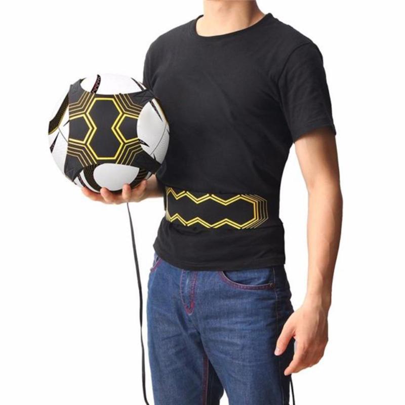 Soccer Trainer Football Kick Throw Solo Practice Training Aid Control Skills Adjustable Equipment Ball Bags Gift