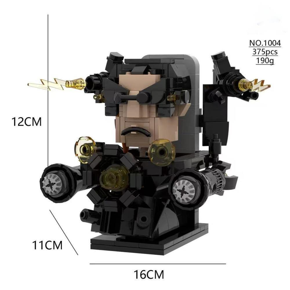 Skibidi Toilet Building Blocks Skibidi Toilet Assemblable Figurines Building Block Moc Skibidi Toilet Birthday Christmas Gift