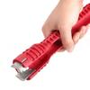 "5-in-1 Red & Yellow Sink Wrench, Water Heater & Pipe Repair Tool"