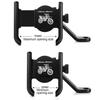 Aluminum Alloy Motorcycle Bike Phone Holder Bicycle Handlebar Moto Rearview Mirror Mobile Phone GPS Support Bracket