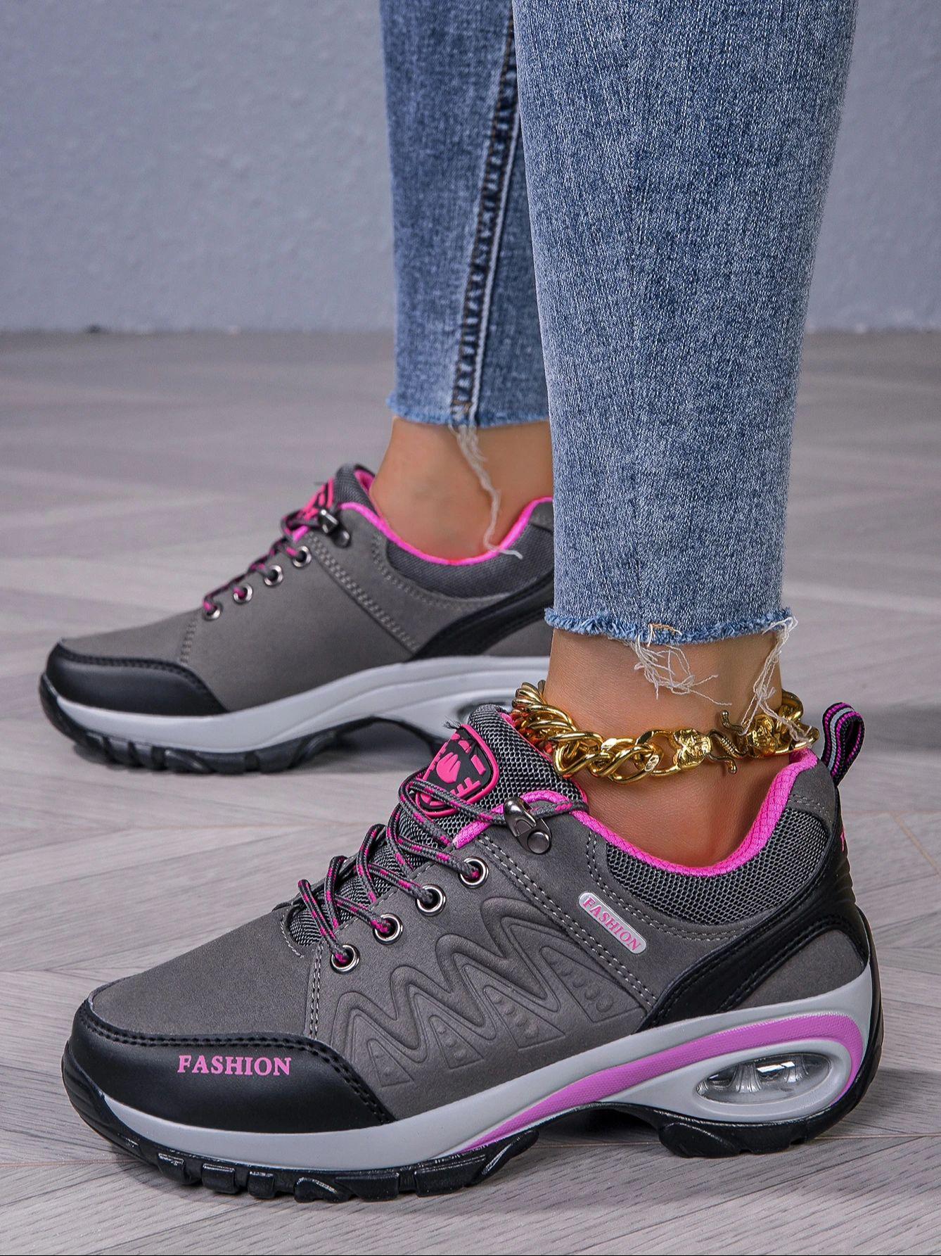 Women s Hiking Shoes Spring and Autumn Anti-Slip Cross-Country Running and Hiking Sports Shoes 38
